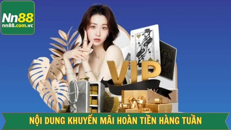 Hoàn Tiền Hàng Tuần - Bảo Hiểm Vốn Khi Cá Cược Tại NN88 3 Thể lệ ưu đãi hoàn trả tiền hàng tuần trên NN88